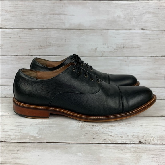 SOLD! Aston Grey Bandino Oxford Dress Shoes - Picture 5 of 8